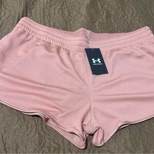 Under Armour Women's Athletic Shorts in Light Pink